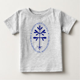 Camiseta Bebê/Bebê Roupa de bebê ou Teto, Vaplaina Azul Sól