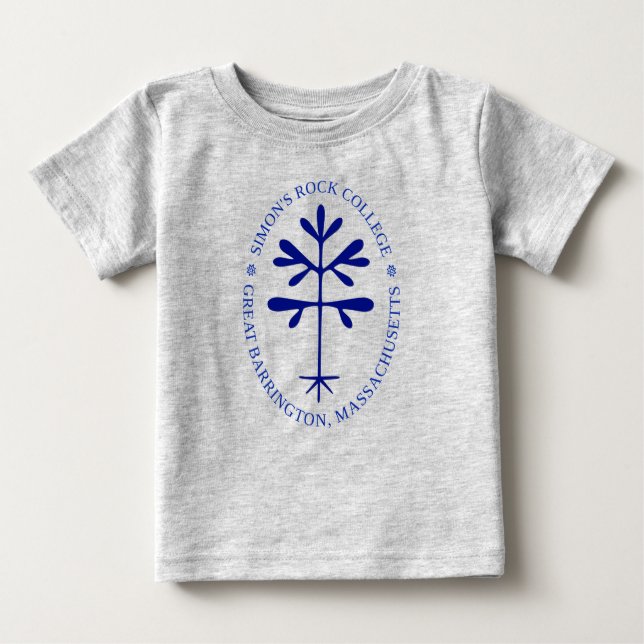 Camiseta Bebê/Bebê Roupa de bebê ou Teto, Vaplaina Azul Sól (Frente)
