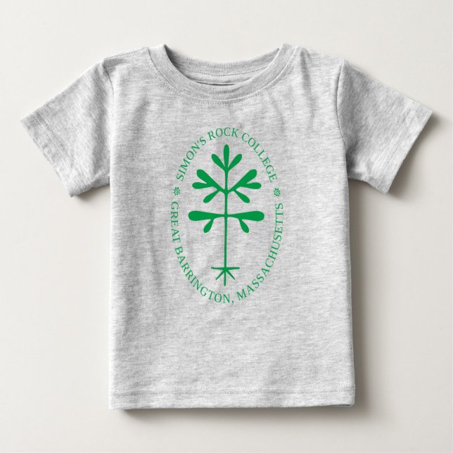 Camiseta Bebê/Bebê Roupa de Porte ou Teto, Sapling Verde Só (Frente)