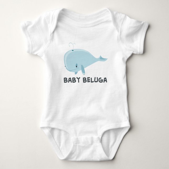 Camiseta bebê Beluga (Frente)