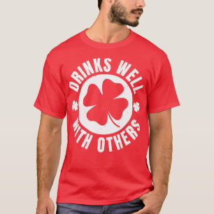 Camiseta Bebe bem com outras Ruas engraçadas de Dia de São 