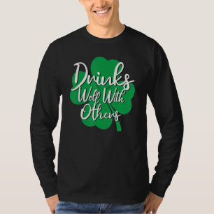 Camiseta Bebe Bem Com Outros De Ruas Engraçadas De Bebendo