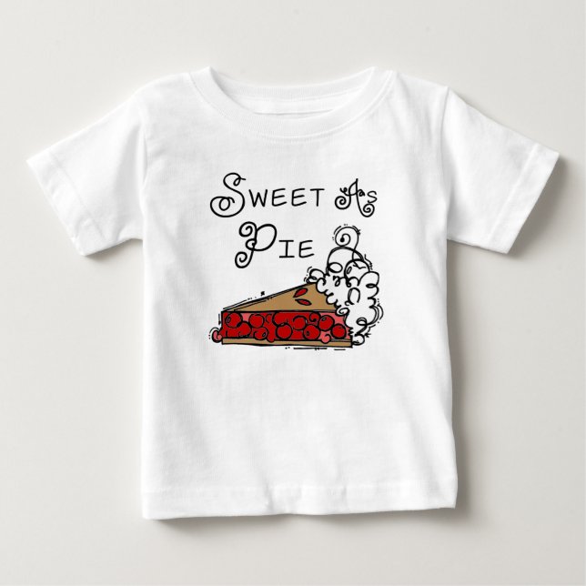 Camiseta Bebê Body Sweet as Pie Tutu (Frente)
