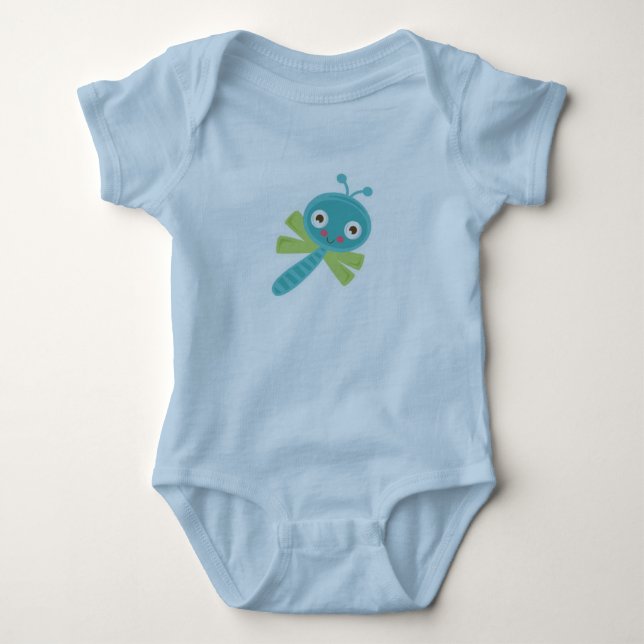 Camiseta Bebê Bodyfato/Dragonfly Cuja (Frente)