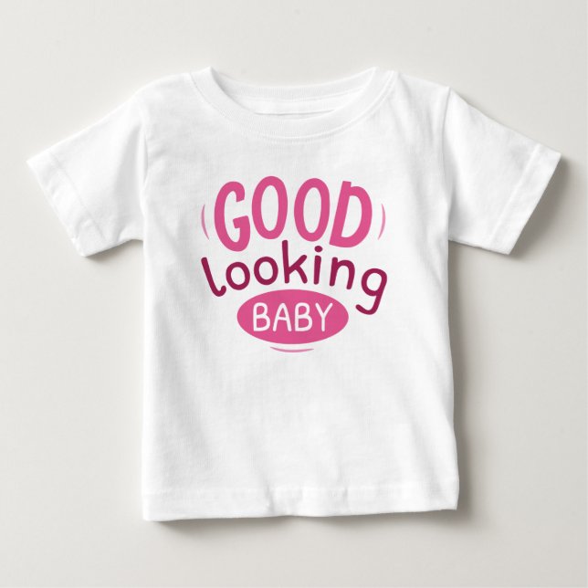 Camiseta Bebê bonito (Frente)