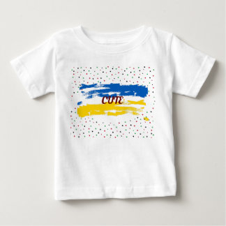Camiseta Bebê Branco de Verão Fofo