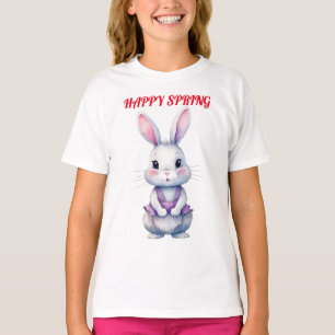 Camiseta Bebê Bunny em Primavera