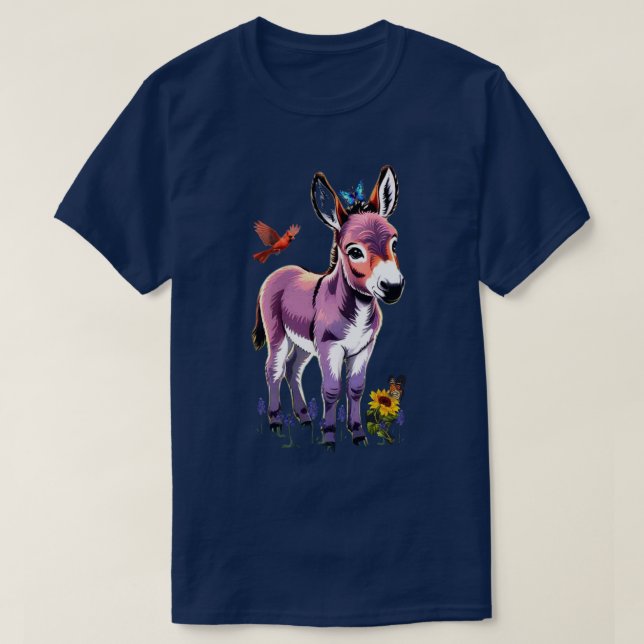 Camiseta Bebê-burro (Frente do Design)
