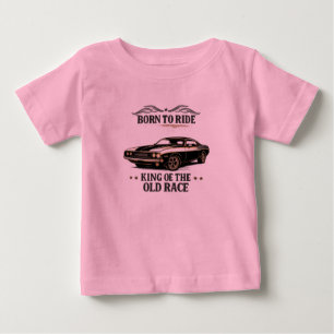 Camiseta Bebe Carro Musculoso Clássico