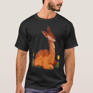 Camiseta Bebê Cervo Fofo Símbolo de Pureza e Gentileza Dive