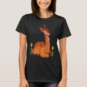 Camiseta Bebê Cervo Fofo Símbolo de Pureza e Gentileza Dive