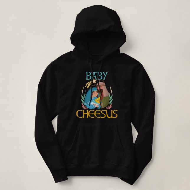 Camiseta Bebê Cheesus Cristão Natal Cristã (Frente do Design)