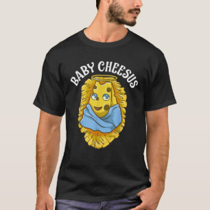 Camiseta Bebê Cheesus Cristo de Natal Jesus Christi