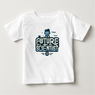 Camiseta bebê cientista futuro