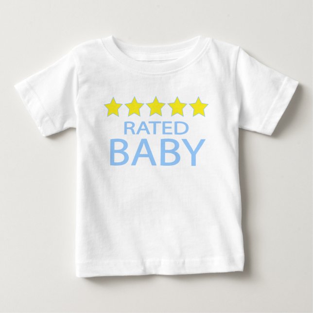 Camiseta Bebê Cinco Estrelas (Frente)