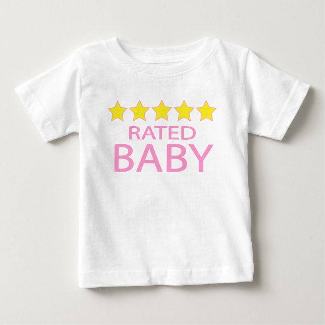 Camiseta Bebê Cinco Estrelas (Frente)