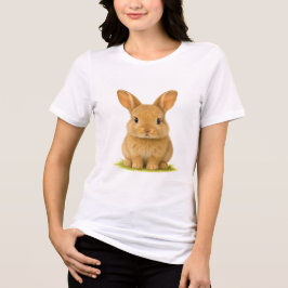 Camiseta Bebê coelhinho na grama