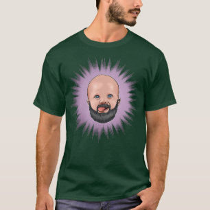 Camiseta Bebê com barba