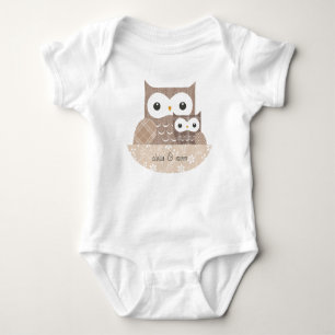 Camiseta Bebê Coruja Body