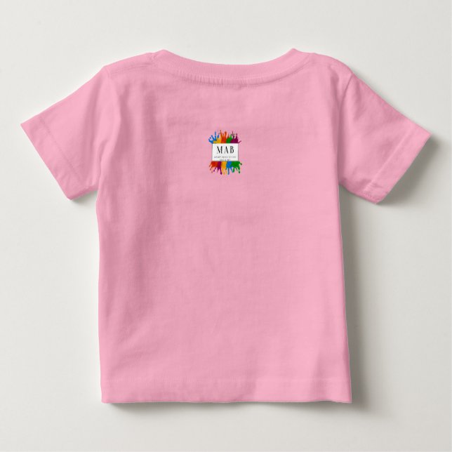 Camiseta bebê/criança "mãezinha experimentada" (Verso)