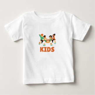 Camiseta bebê crianças jogo 