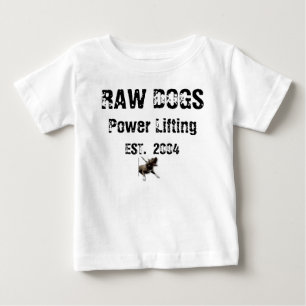 Camiseta Bebê CRU do CÃO por muito tempo - personalizado