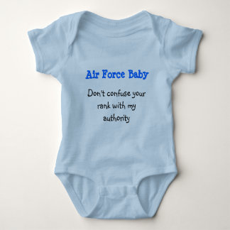 Camiseta Bebê da força aérea