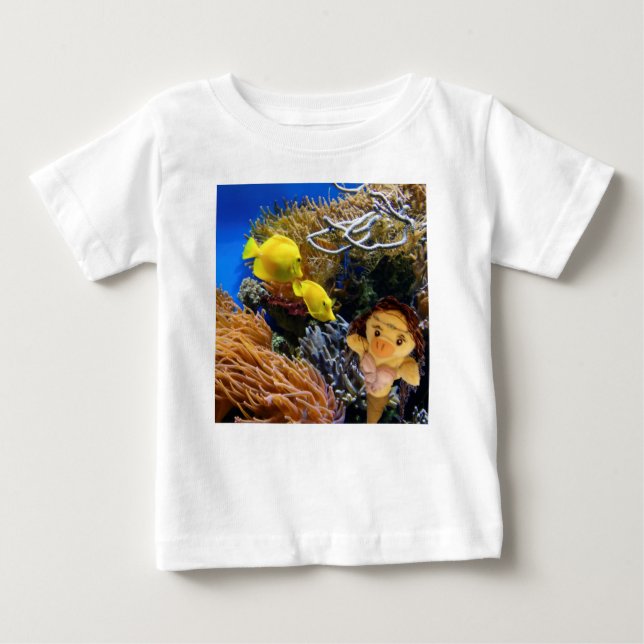 Camiseta Bebê da Sereia Danni (Frente)