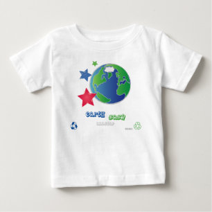 Camiseta bebê da terra