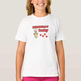 CAMISETA BEBÊ DE ANIVERSÁRIO