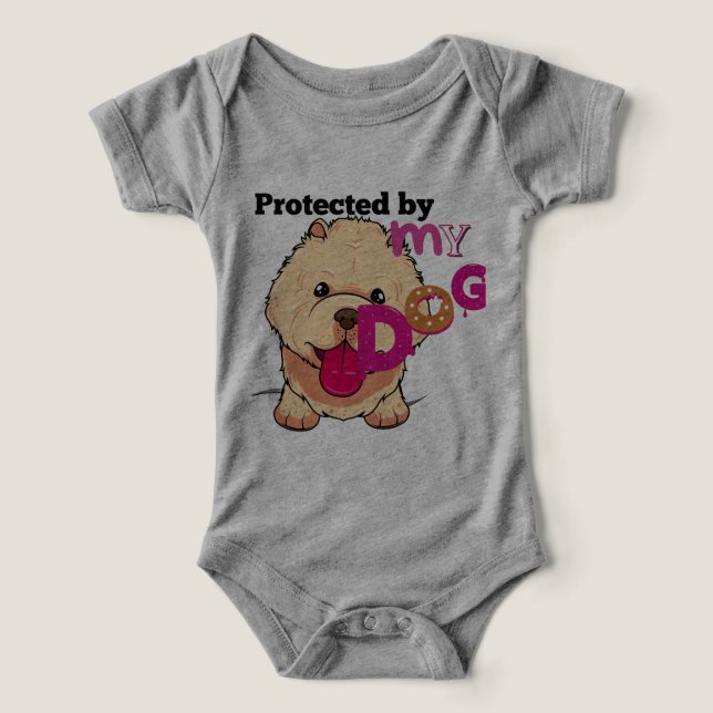 Camiseta Bebê de biquíni - Design de animal bonito (Design frontal)