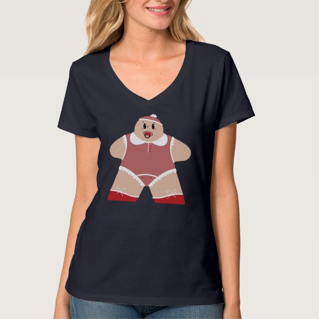 Camiseta Bebê de Desenho Animado Fofo com Chupeta (Frente)