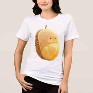 Camiseta Bebê de Durian Fofo com Espinhos Macios e Rosto So