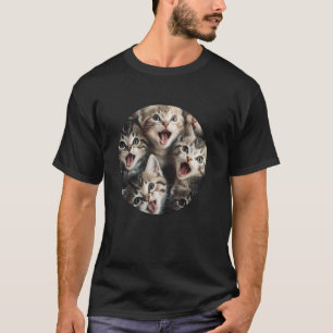 Camiseta Bebê de Gato American Shorthair