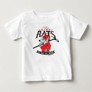Camiseta Bebê De Hockey Rats Rink