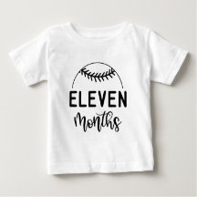 Bebê de Onze Meses de Beisebol - Marco -