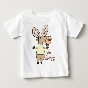 Camiseta Bebê de rena 