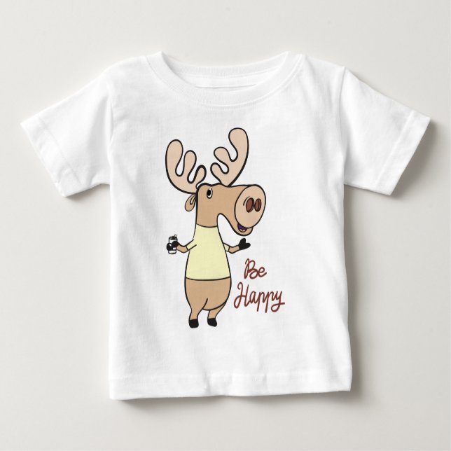 Camiseta Bebê de rena (Frente)