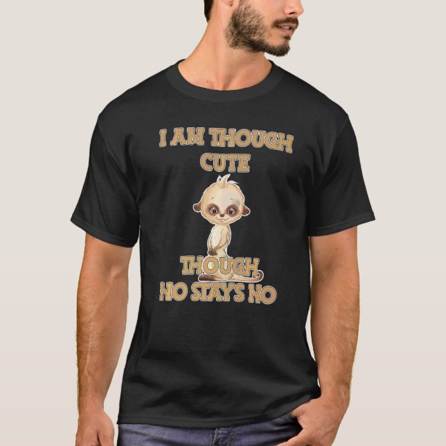Camiseta Bebê de Suricata (Frente)
