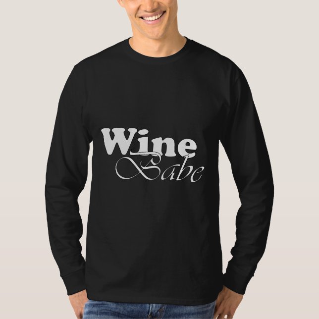 Camiseta Bebê de vinho (Frente)
