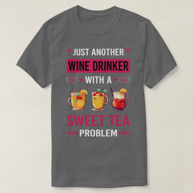 Camiseta Bebê de vinho Chá doce (Frente do Design)