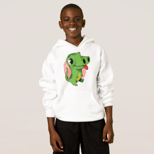 Camiseta Bebê Dinossauro Engraçado e Fofo