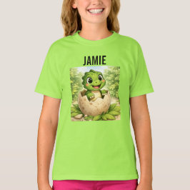 Camiseta Bebê Dinossauro Filhote Fofo