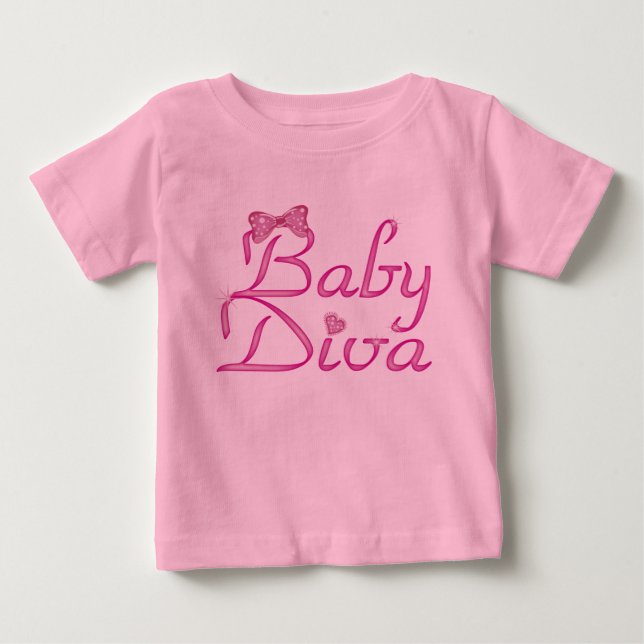 Camiseta Bebê Diva (Frente)