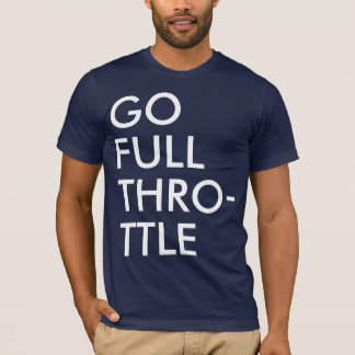 Camiseta Bebê do acelerador a fundo!