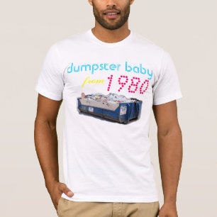 Camiseta bebê do contentor desde 1980