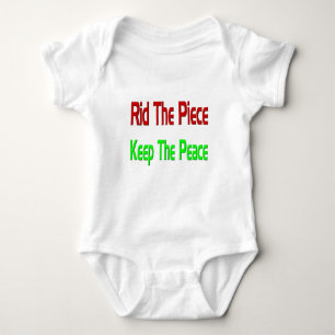 Camiseta bebê do dia da paz