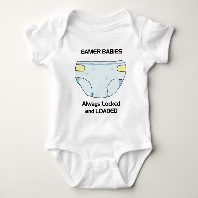 Camiseta Bebê do Gamer (Frente)