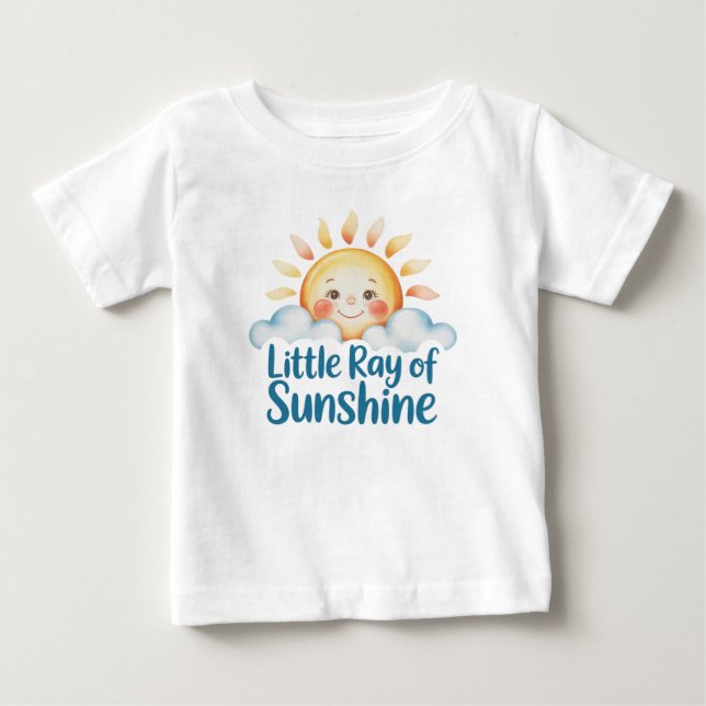 Camiseta Bebê do sol de verão (Frente)