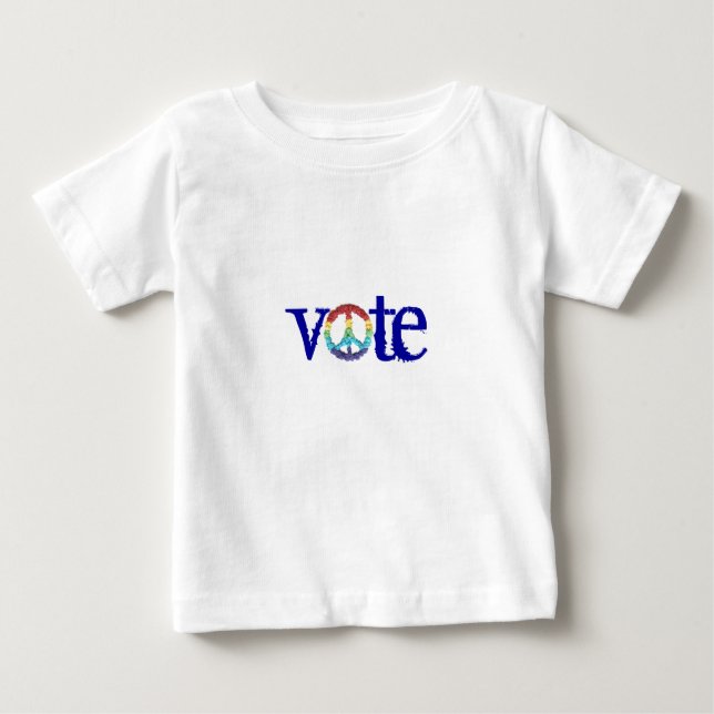Camiseta Bebê do "voto" dos gráficos do Kat do karaté (Frente)